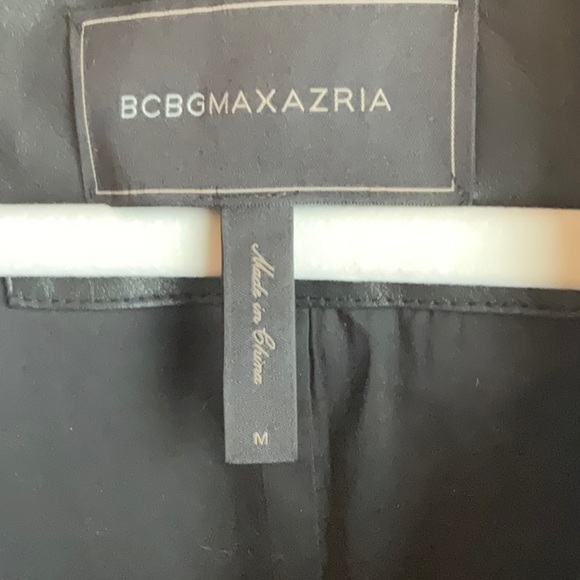 BCBGMAXAZRIA Black and White Coat Vest sz M - Picture 9 of 9